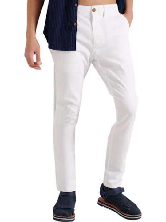 Superdry Παντελόνι Chino Ελαστικό σε Slim Εφαρμ...