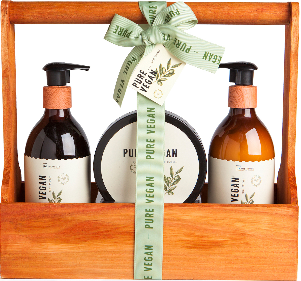 IDC Institute Pure Vegan Big Tray Shower gel 300ml, Body lotion 300ml