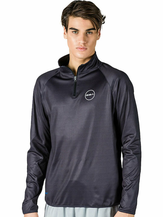 Gearplus Athletic Long Sleeve Black Blouse