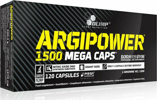 Olimp Sport Nutrition Argipower 1500mg 120 Kapseln Ungesüßt
