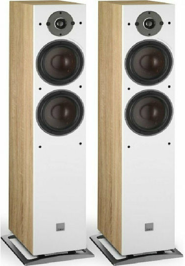 Dali Oberon 7 Двойка Hi-Fi Говорители Подов 180W 2 Брой шофьори Ш20xД34xВ101.5см. Бял