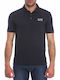 Emporio Armani Men's Short Sleeve Blouse Polo Navy Blue