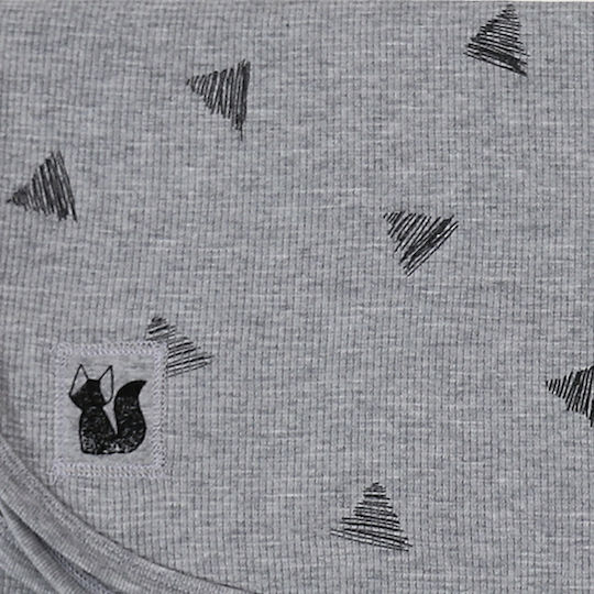 Minene Decke Wickeltücher für Kinderzimmer Triangle Waffel Gray 75x100cm