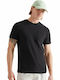 Superdry Herren Sport T-Shirt Kurzarm Schwarz