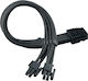 Silverstone 8-Pin EPS - 8-Pin PCIe Cable 0.3m Μαύρο (PP07E-EPS8B)