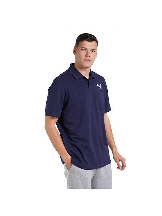 Puma Essentials Herren Shirt Kurzarm Polo Navy