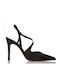 Sante Pointed Toe Heel with Stiletto Heel Black 21-238-01