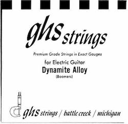 GHS Strings Single Steel String for Electric Guitar Boomers .018"