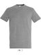 Sol's Imperial Men's Short Sleeve Promotional T-Shirt Grey Melange