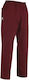 Egochef Pantaloni de Bucătar Monocrom Burgundy cu Elastic în Talie