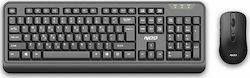 NOD BusinessPRO Wireless Keyboard & Mouse Set Keyboard & Mouse Set with Greek Layout