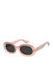 Havaianas Bonete Women's Sunglasses with Orange Plastic Frame and Black Lens