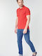Institutional Polo T-shirt Κόκκινο