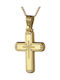 Triantos Femeiesc Aur Cruce 14K