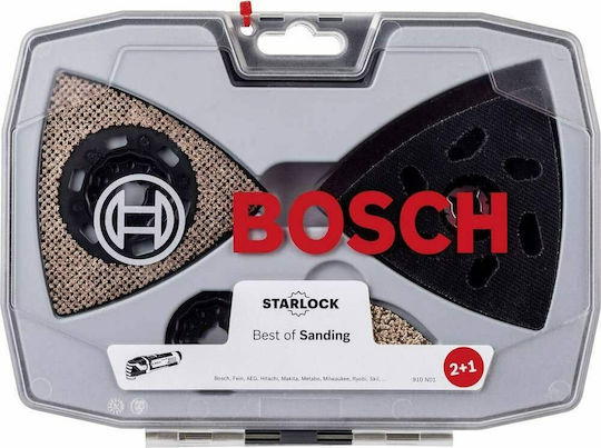 Bosch Set de accesorii pentru șlefuire Starlock Set Accesorii Multifuncționale 3buc 2608664133