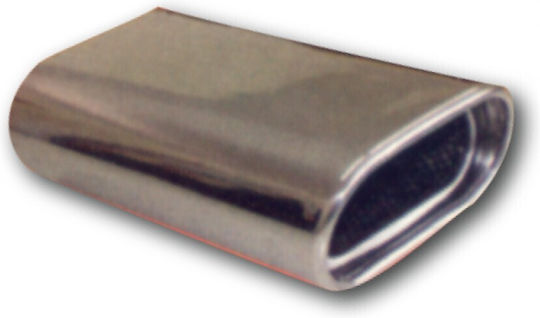 Americat Μπούκα Εξάτμισης Universal Πλακέ Λοξή 114x140x300mm