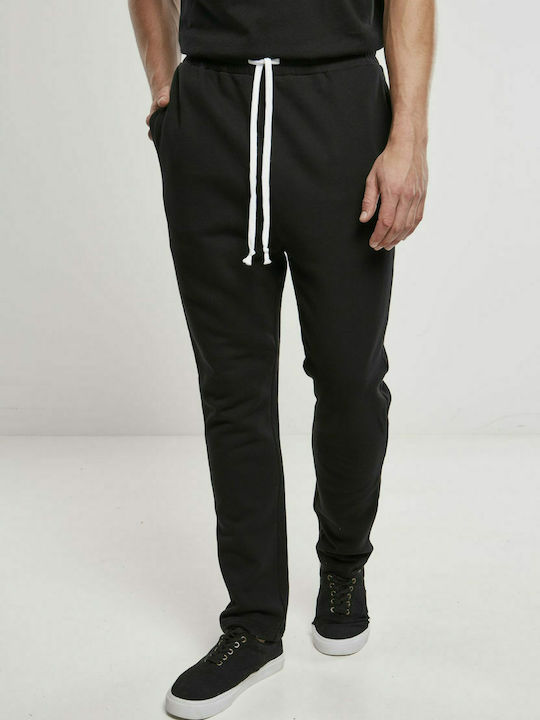 Urban Classics TB4141 Men's Sweatpants with Rubber Black