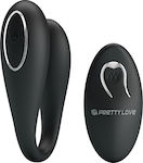 Pretty Love Algernon Vibrator for Couples with Remote Control 10cm Black