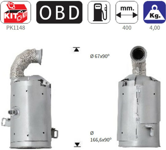 Americat Καταλύτης για Citroen Diesel C3/DS3 - Peugeot 206/207/208