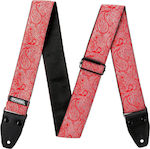 Dunlop Jacquard Strap Strap for Guitar Red