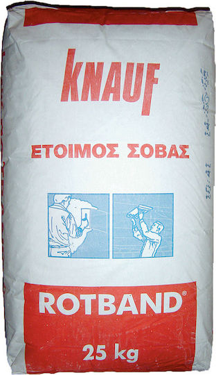 Knauf Σοβάς Plaster Fillers Ready Plaster Rotband 25kg 00003235 25kg