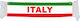 Lampa LKW-Dekoschal mit 2 Saugnäpfen Italien 50x9cm