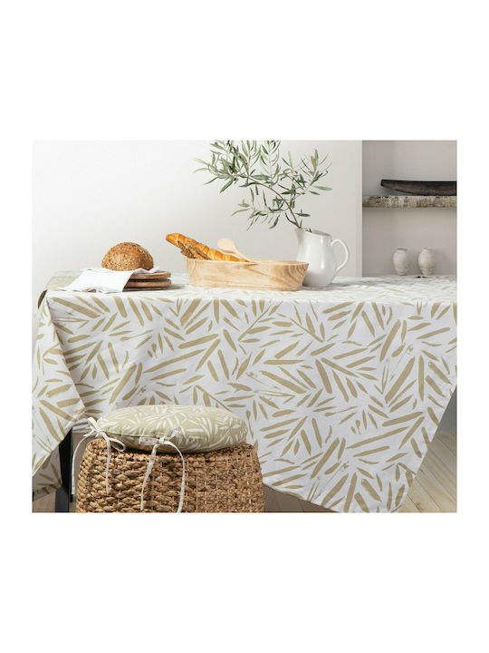 Nef-Nef Homeware Tischtuch Natura Olive 140x180cm 028137