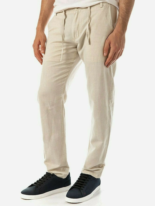 Brokers Jeans 20014-111-01 Ανδρικό Παντελόνι σε Loose Εφαρμογή Μπεζ