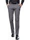 Sogo Men's Trousers Suit Elastic Gray