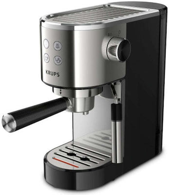 Krups Virtuoso Αυτόματη Μηχανή Espresso 1400W Πίεσης 15bar Μαύρη