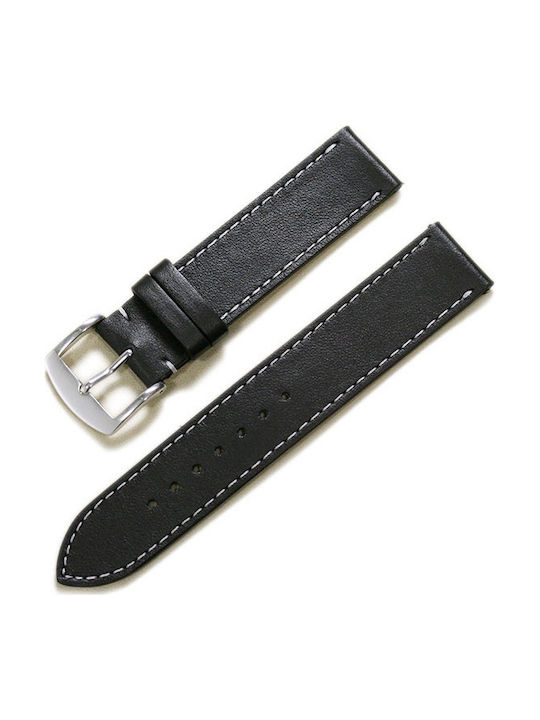 Rochet Manhattan Leather Strap Black 18mm