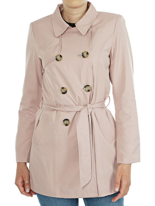 Only Damen Adobe Rose Trenchcoat