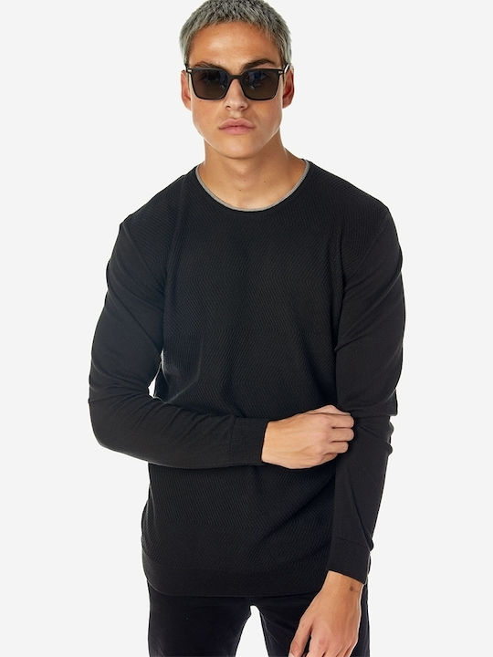 Brokers Jeans Men's Long Sleeve Sweater Black