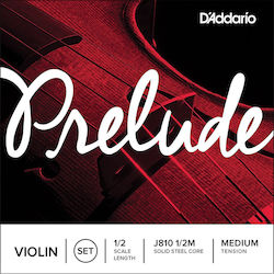 Daddario Prelude Violin Μονές Χορδές Steel 4τμχ 1/2 1/2 Medium Daddario Prelude Violin Μονές Χορδές Steel 4τμχ 1/2 1/2 Medium