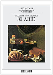 Ricordi Arie Antiche - 30 Arie No.1 Theoriebuch für Stimme