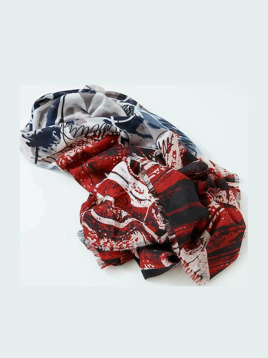 Fragola SC-25 Damen Schal Burgundisch SC25