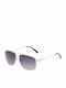 Guess Sunglasses with Silver Metal Frame and Gray Gradient Lens GF0205 10B