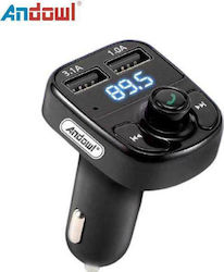 Andowl FM Transmitter Αυτοκινήτου με Bluetooth / USB