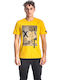 Paco & Co Men's Short Sleeve T-shirt Yellow