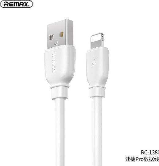 Remax Suji RC-138i USB-A zu Lightning Kabel Weiß 1m