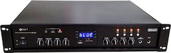 REACT PA-90 Integrated PA Amplifier 4 Channels 90W/8Ω 90W/100V Equipped with USB/FM Black