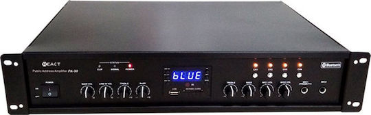 REACT PA-90 Integrated PA Amplifier 4 Channels 90W/8Ω 90W/100V Equipped with USB/FM Black