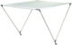Eval Aluminium Boat Canopy L250xW160xH110cm White