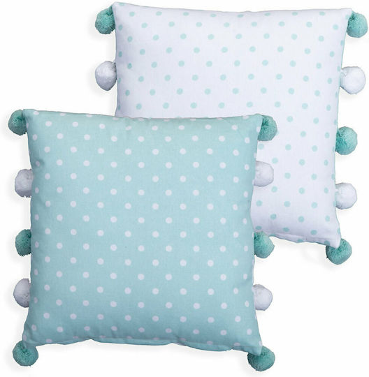 Nef-Nef Homeware Διακοσμητικό Μαξιλάρι Κούνιας Deco Time Πολύχρωμο 35x35cm