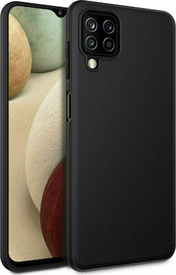 Silicone Back Cover Black (Galaxy A12)