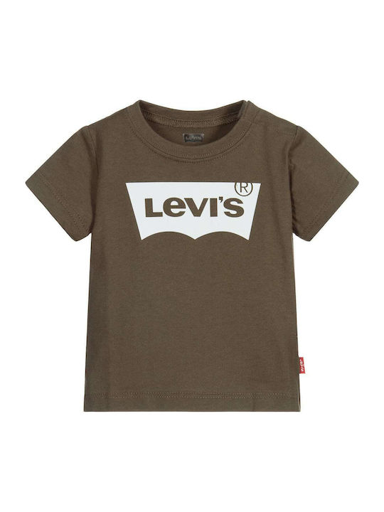 Levi's Παιδικό T-shirt Χακί