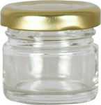 Jar Glass With cap 25ml (1pcs)