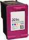 Premium Inkjet Printer Compatible Ink HP 301XL CH564EE 330 Pages 18ml Multiple (Color)