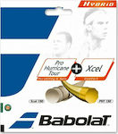 Babolat Hybrid Pro Hurricane Tour Xcel Tennis-Saiten Gelb Ø1.30mm