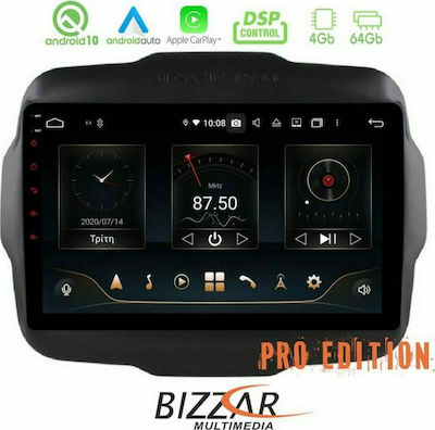Bizzar U-BL-8C-JP04-PRO Ηχοσύστημα Αυτοκινήτου για Jeep Renegade (Bluetooth/USB/AUX/WiFi/GPS) με Οθόνη Αφής 9"